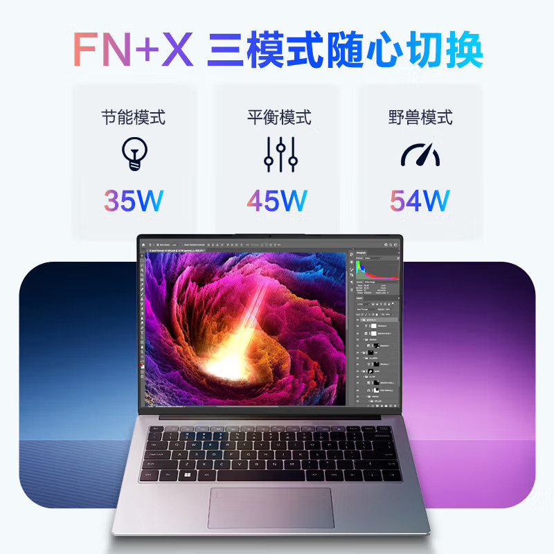 机械革命 无界14/无界14+ 14英寸高性能轻薄本办公学习商务本定制游戏本笔记本电脑(锐龙R7-7840HS 16G内存 512GB固态 高色域 120HZ高刷 2.8K 屏)