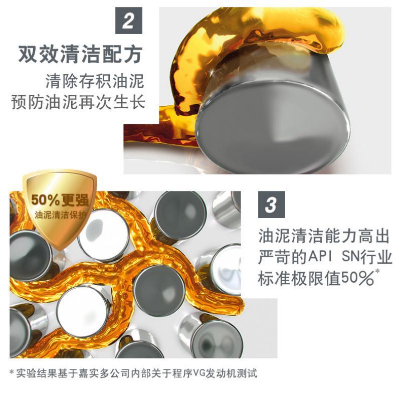 嘉实多(Castrol)金嘉护5W-30 SP级别 合成技术机油 润滑油 4L/瓶