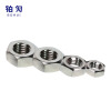 铂灳 铜镀镍螺母 M4mm 个