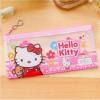HelloKitty文件袋透明拉链防水卡通可爱A4A5B6票据夹文具办公笔袋 小号B6