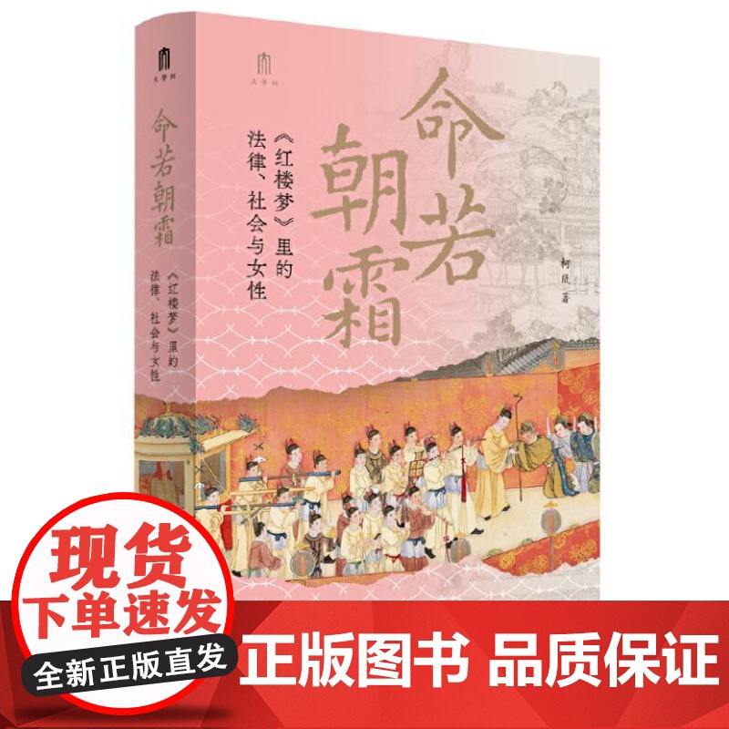 大学问 命若朝霜:《红楼梦》里的法律、社会与女性 9787559873460 广西师范大学出版社 柯岚 大学问出品 20高清大图