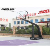 吉诺尔篮球架JNE-1013高档平箱式移动篮球架 黑色