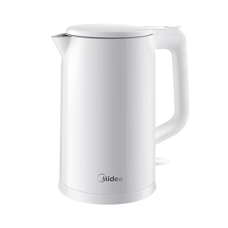 美的(Midea) MK-AEK1769电热水壶1.7L双层防烫家用烧水壶开水壶