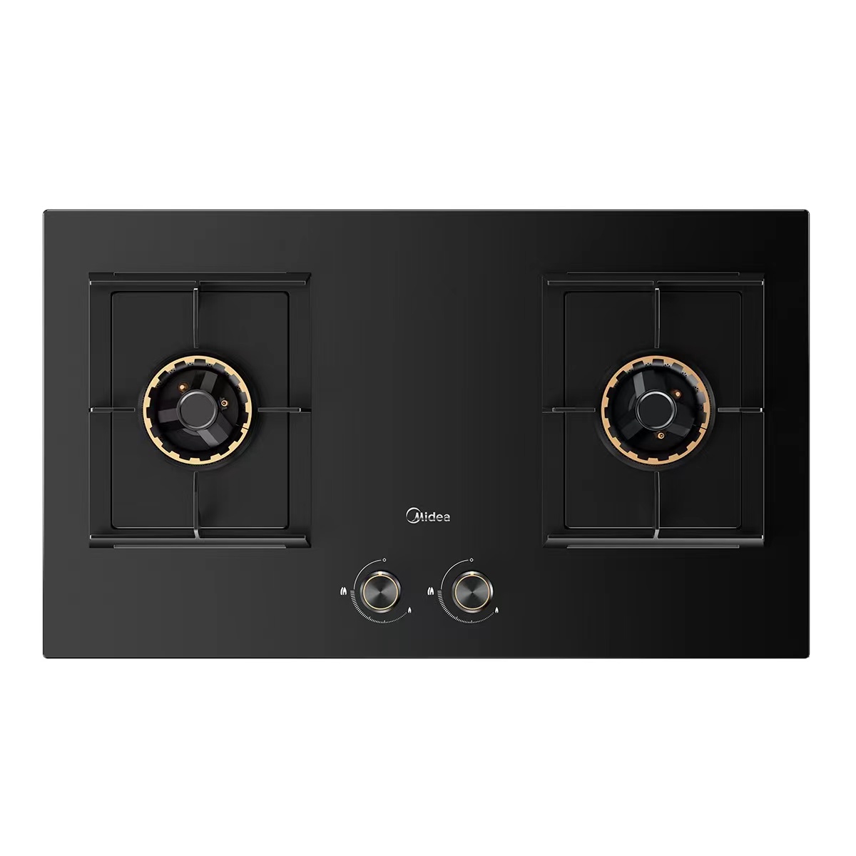 JZT-HL50 嵌入式燃气灶 钢化玻璃 双头 天然气 一级能效 烟灶联动