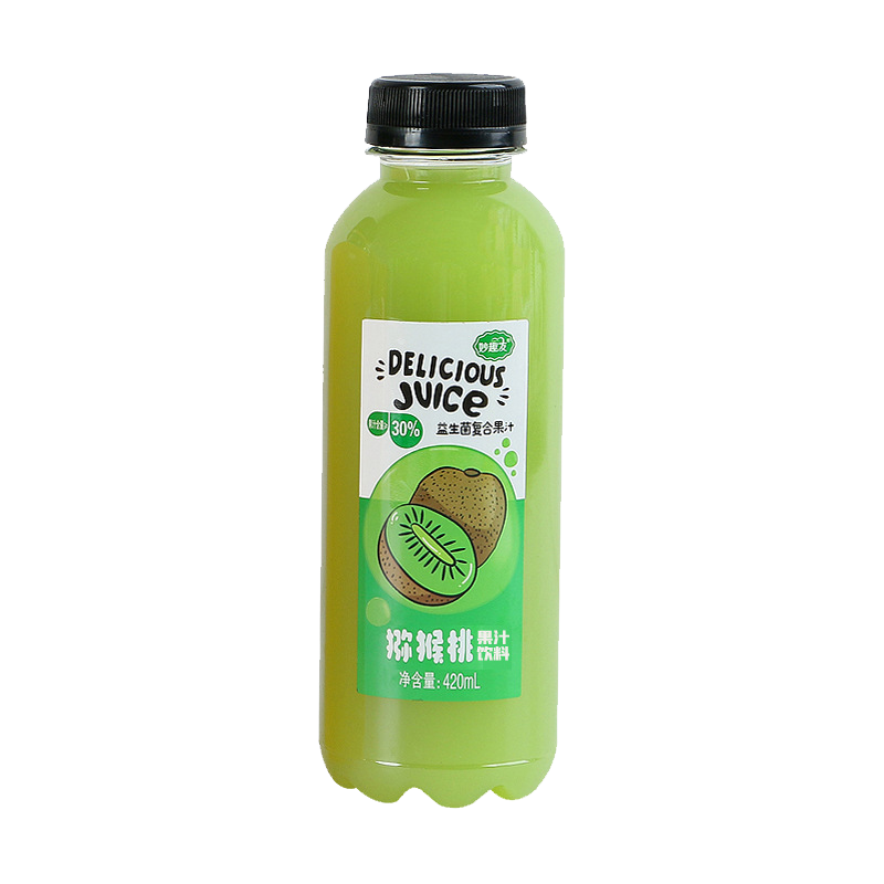 妙趣友益生菌果汁饮料猕猴桃味420ML*6瓶