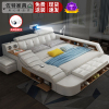 佐特家具 床布艺床榻榻米床 北欧现代简约主卧床多功能储物按摩双人床婚床 1.8米1.5米