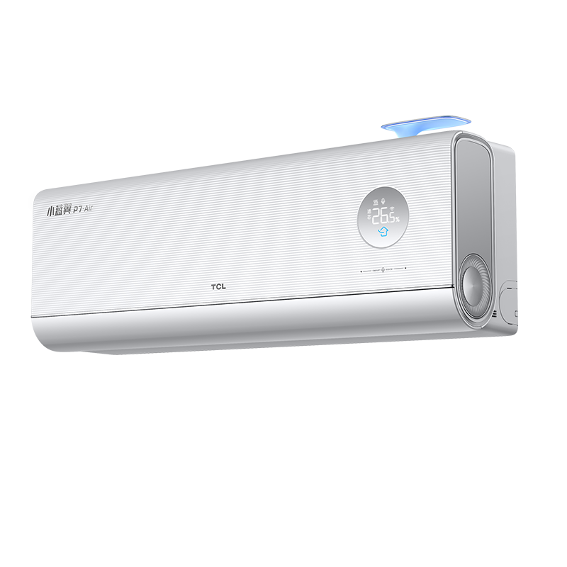 TCL新风空调 1匹 新一级变频 离线语音控制 30㎥/h大新风量 小蓝翼P7 KFR-26GW/YP7Cb+B1