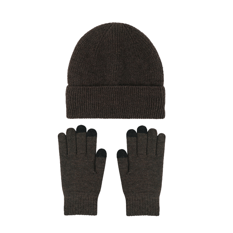 酷美智悦 羊毛保暖针织帽子手套两件套颜色备注 均码 KM-DM20 双