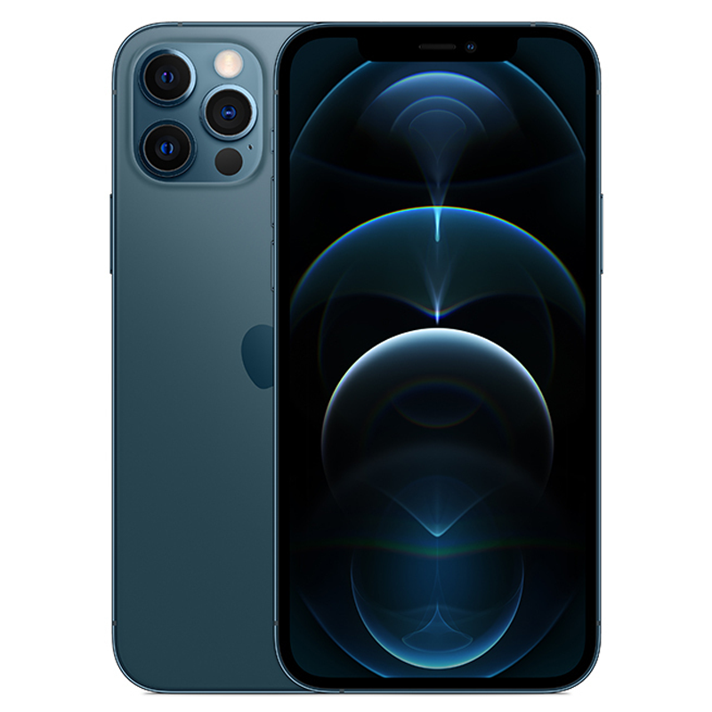 [送蓝牙耳机+壳膜]苹果(Apple) iPhone 12 Pro 256GB 海蓝色 移动联通电信 5G全网通手机