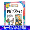 [友一个正版]英文原版 Pablo Picasso Revised Edition 巴勃罗·毕加索-伟大的艺术家 英文