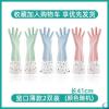 军绿色 S 卫生间清洁手套家务手套贴手胶皮厨房耐用型薄款防水手套洗碗洗衣