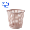 万允 塑料镂空垃圾桶 粉色10L/个(粉色10L)