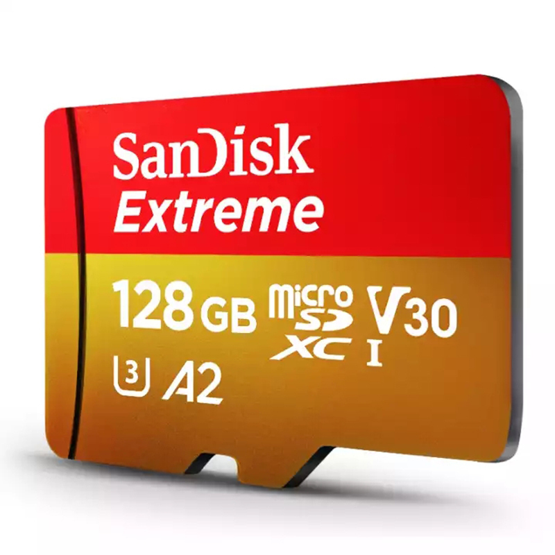 闪迪(Sandisk)128GB TF卡手机内存卡 读190MB/s写90MB/s运动相机无人机存储卡Micro SD卡高清大图