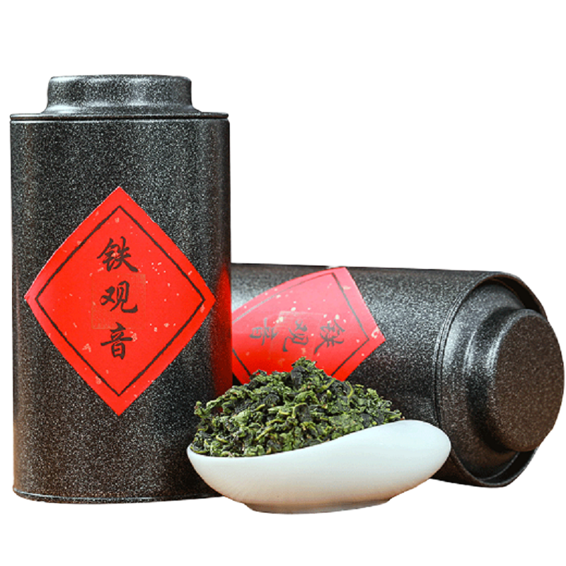 痴福 一级浓香型铁观音茶叶乌龙茶安溪铁观音礼罐装新茶300g