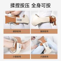 立昌肩颈按摩器背部腰部颈部揉捏捶打按摩披肩多功能颈椎按摩仪-升级按摩披肩PJ102(插电款)