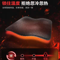 闪电客汽车加热坐垫冬季车载电热后排座椅车用12v24v通用毛绒保暖座垫套