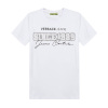 Versace JEANS 范思哲 女士铆钉图案棉质圆领短袖T恤 B2HTA7T9 36255