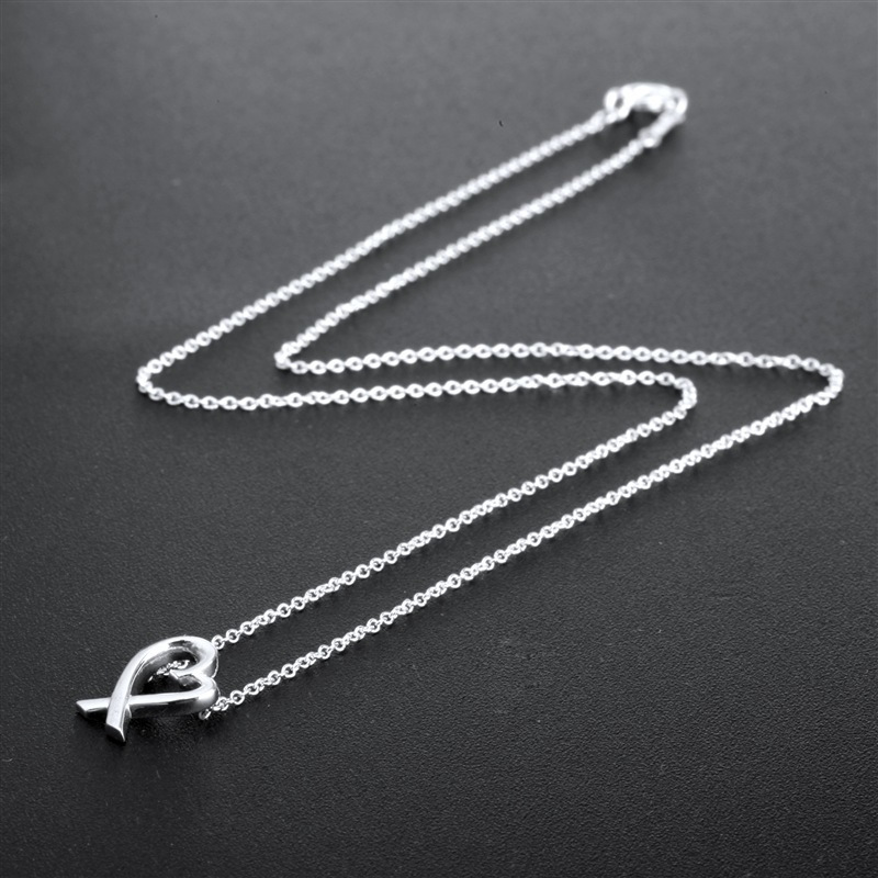 TIFFANY&CO.蒂芙尼 925银 毕加索系列 爱心项链