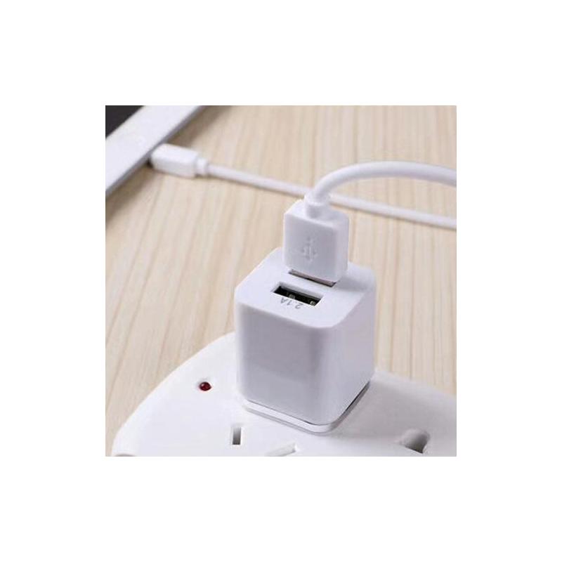 手机充电头usb插头智能2a快充平板安卓苹果充电器头多口充电器2口|土豪金[双口2.1A+1A]