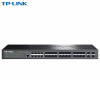 普联(TP-LINK)28口全千兆 汇聚核心光纤交换机 三层网管型全光口多路由协议企业 商用网络监控接入