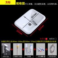 台中盆半嵌入式陶瓷洗脸洗手面盘 正圆椭圆方形大小号台下换台上安心抵