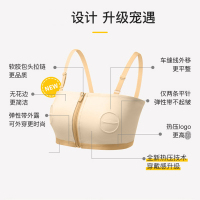 美德乐(Medela)新款百搭哺乳胸衣文胸 免手扶解放双手省时省力樱花粉/高级灰可选