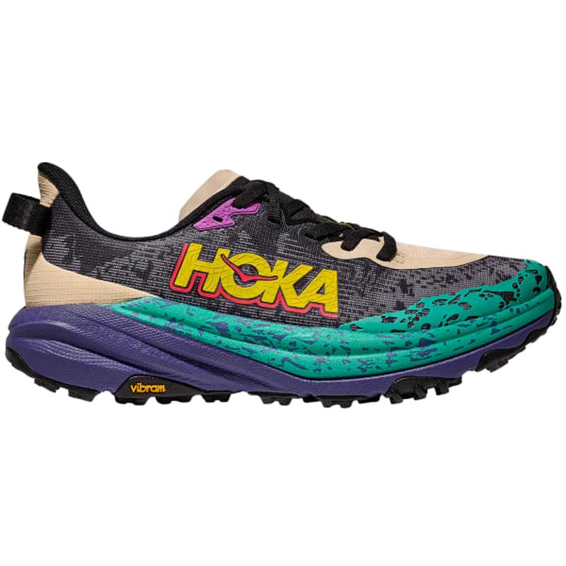 HOKA ONE ONE男士滑雪鞋轻量透气耐磨防滑户外越野雪地靴舒适耐用 Grey_/_Black_/_Purple 44.5