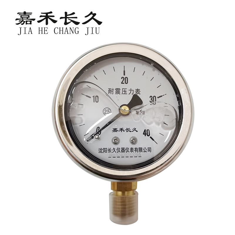 嘉禾长久/耐震压力表/YTN60 2.5级 /个 0-40Mpa