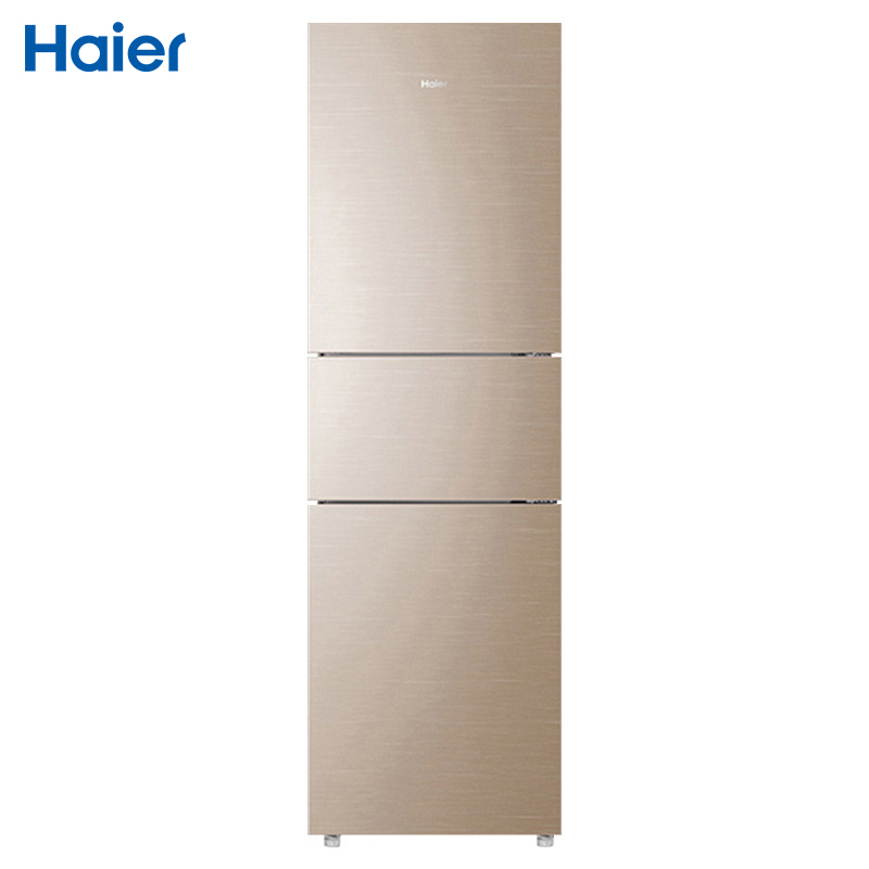 海尔(Haier)220升 三门冰箱 干湿分储 中门宽幅变温 低温净味 风冷无霜 家用电冰箱 BCD-220WDGC