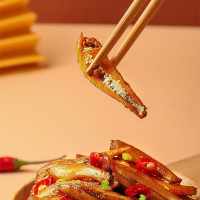 [240g烧烤味盒装]劲仔小鱼干240g烧烤味盒装食品小鱼仔美食休闲好吃的小吃零食吃货苏宁宜品