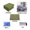 煊煜 床上用品七件套(军绿)150*210/6斤被+120*210/5斤褥+三件套+枕芯+蓝枕巾 套