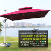 户外遮阳伞大型室外别墅花园露台罗马伞阳台大号太阳伞庭院伞 威尼斯伞方形3.0米配大理石[升级铝材质]6色可选