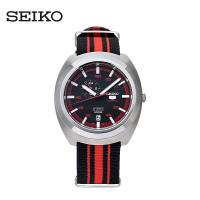 精工( SEIKO) 手表 精工5号系列尼龙带运动休闲时尚自动机械男表 SSA287J1