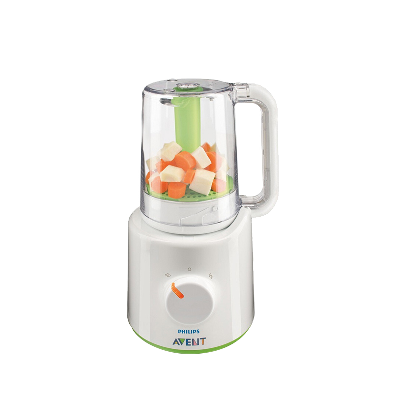 飞利浦 新安怡 AVENT 辅食料理机 食品蒸制搅拌一体机 PP材质 母婴幼儿童辅食机SCF870/20 土耳其原装进口