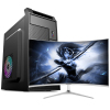 铭能 新11代酷睿i7 11700八核/GTX1650独显/16G DDR4内存/512G固态 组装机 台式电脑 台式机 电脑主机 家用办公电脑3D设计学生游戏电脑+32英寸曲面