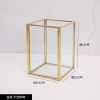 A05普通边(不送珍珠) 欧式轻奢化妆刷桶透明玻璃彩妆刷收纳筒眉笔刷子刷具桌面笔刷筒