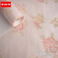 美式田园简约现代3D立体精压纹无纺墙纸 卧室 客厅电视背景墙壹德壹