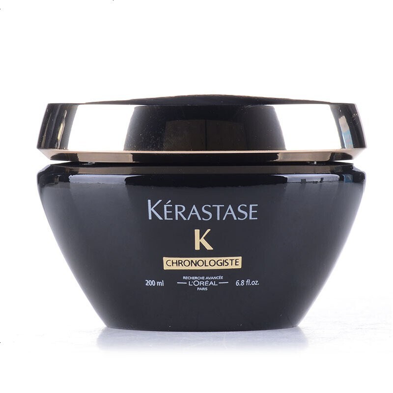 卡诗（KERASTASE） 黑钻凝时发膜200ml 鱼子酱精华多效修护改善沙发 头发营养护理免蒸发膜