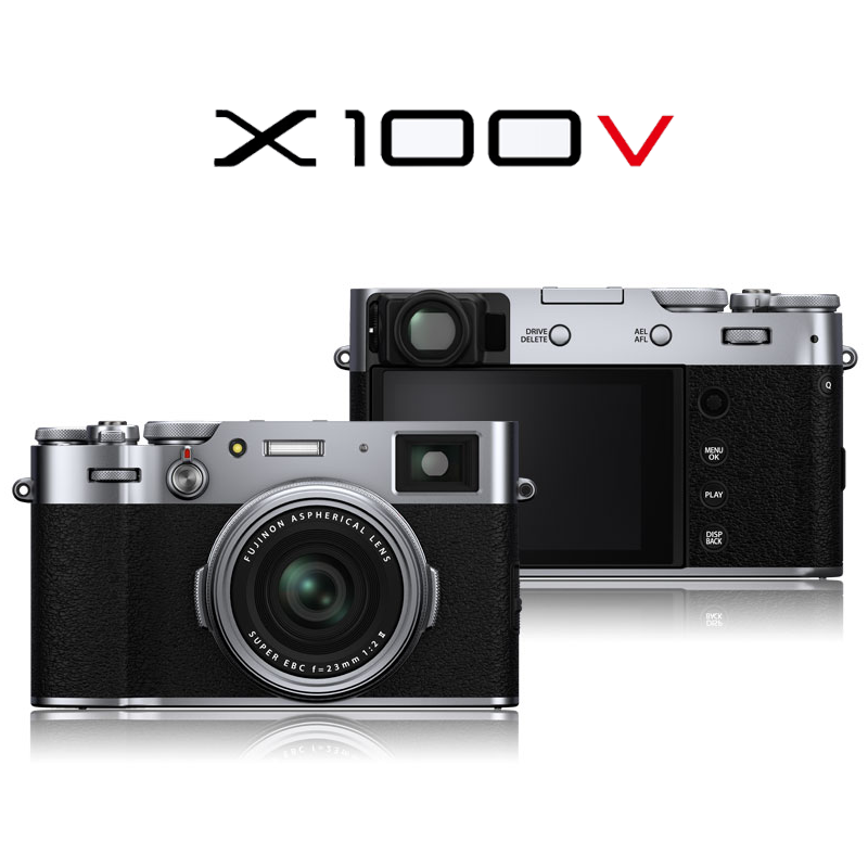 富士(FUJIFILM)X-100V 微单相机 经典复古旁轴人文街拍神器 X100V 银色高清大图