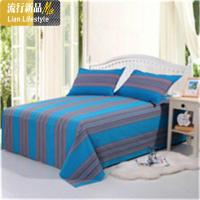 老粗布床单单件粗布加厚加大四季床单多尺寸床单学生单人床单三维工匠_237 1.5*2.2米床单一条 紫方格