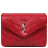 [直营]YVES SAINT LAURENT(圣罗兰)LouLou系列 女士斜挎包单肩包 YSL女包 红色