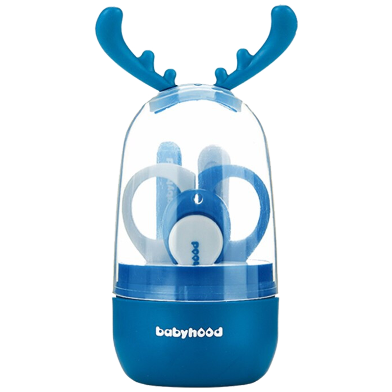 世纪宝贝(babyhood)婴儿指甲剪套装 BH-901 蓝色高清大图