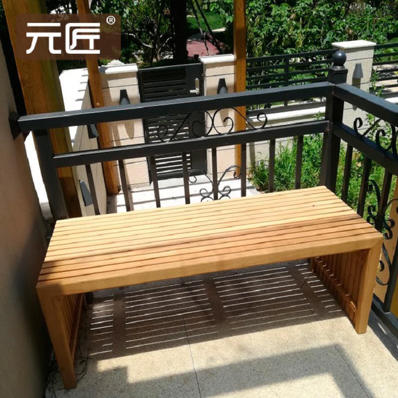 森美人热卖长凳实木防腐公园椅户外长椅庭院休闲柚木换鞋凳阳台长凳定制高清大图