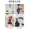 蚝油瓶挤压器家用压嘴泵头升级款挤耗油番茄酱可裁剪神器按压2-3 升级款[颜色随机] 按压头2个[送2根管子]