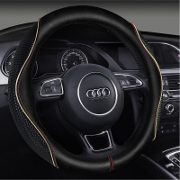 适用于奥迪Q3/Q5/Q7A4L/A6L/A3方向盘套汽车方向盘套把套四季
