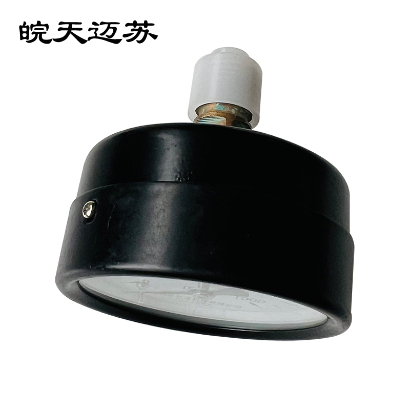 皖天迈苏Y-60Z弹簧管压力表轴向无边1.5级压力表高清大图