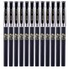 得力(deli)S116中性笔考试专用笔(10支装)0.5mm 黑色签字笔J水性笔学生用全针管笔单支 0.5mm