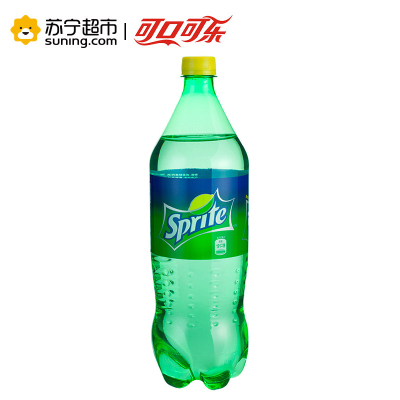 雪碧(Sprite) 柠檬味汽水 1.25L PET 单瓶 可口可乐出品