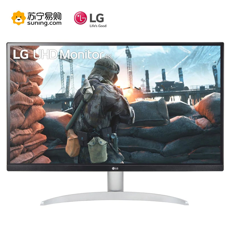 LG 27UP600 -W 27英寸 UHD 4K超高清 HDR400 IPS 适用PS5 设计师 广色域 微边 阅读模式 游戏 显示器高清大图
