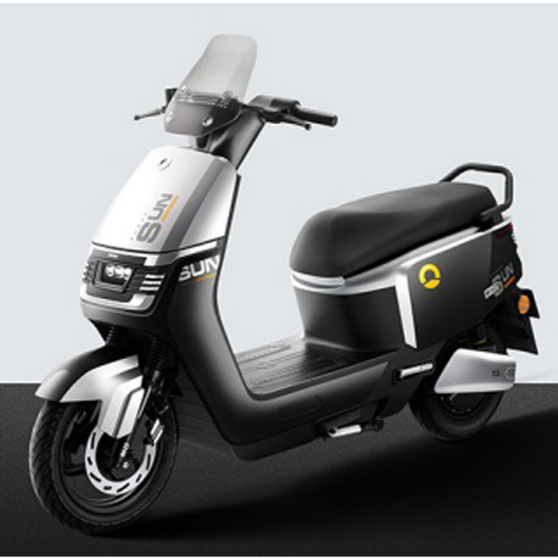 新日电动摩托车两轮 陆行M5 72V35Ah石墨烯 成人通勤电动车 1000W大功率电机 镀钛银金属黑 72V35Ah石墨烯裸车不包邮（限批采）